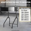 Marada Sim Racing Triple Monitor Stand with Wheels for 27-32