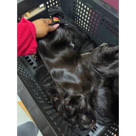 Factory Price Burmese Curly Hair Vendor, Vietnamese Raw Hair Double Wefts Human Hair Kinky Curly Raw Hair Bundles Vendorstyle: 1, color: 1 bundle, Stretched Length: 14 in