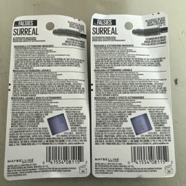 Maybelline New York Lot of 2 - Maybelline the Falsies SURREAL Mascara - 170 BLACKEST BLACK