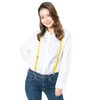 Style Equal Suspenders, 0.6 inch (15 mm), Width X-Shape, Hanging