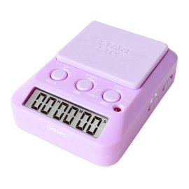 dretec T-587PP Study Timer, Count Up Timer 2, Silent Mode, Purple