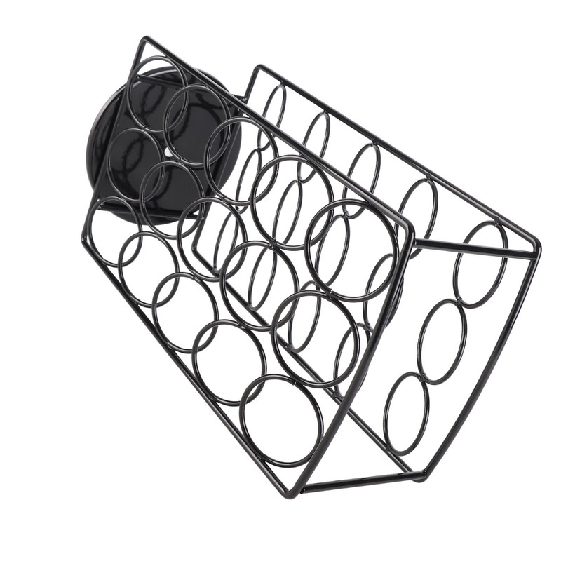 Coffee Pods Holder Pre Assembled Stainless Steel 360 Degree Rotating