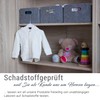 High-Quality Felt Storage Box in Mottled Grey/Green, Washable, 30 x