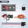Gebildet 12V 30A 4-in-1 Ignition Switch Panel, Racing Engine Start