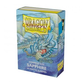 Dragon Shield AT-11128 Japanese Size Matte Sapphire (60 Sleeves)