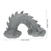 VILLFUL Resin Dragon Statue Home Office Dragon Decor Dragon Toy