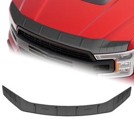 WASOFF Hood Protector Fit for Ford F150 2021-2024 2025 Bugflector TPE Low Profile Hood Shield Bug Hood Deflector Fit for Ford F150 Accessories 2021 2022 2023 2024 2025 Hood Guard for F150 Accessory