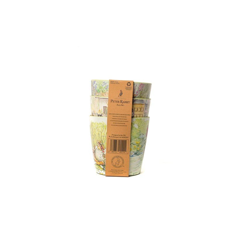 Beatrix Potter Peter Rabbit Eco Pots Set 2 - Beatrix