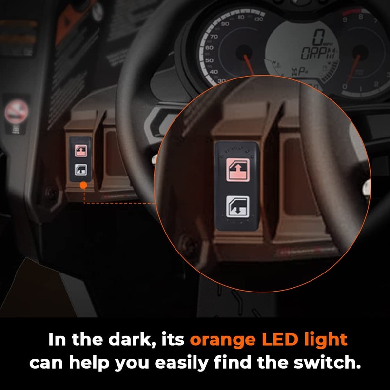 Foruly Left Hand Driver Power Window Switch for Can-Am 2016-2020