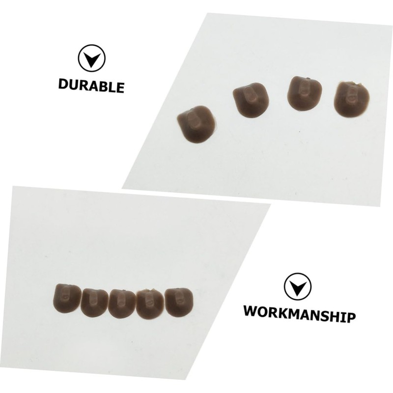 Kisangel 5Pcs Creative Mute Bricks for Flute Key Pads Accessories