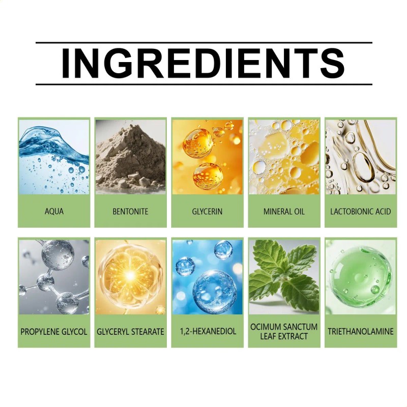 🔥 Máscara de burbujas minimizadora de poros Vitaminas y Minerales