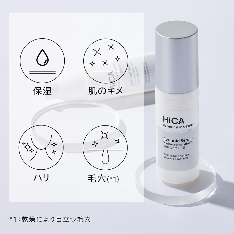 HiCA Retinol Serum HPR0.1% 1.0 fl oz (30 ml), Retinol