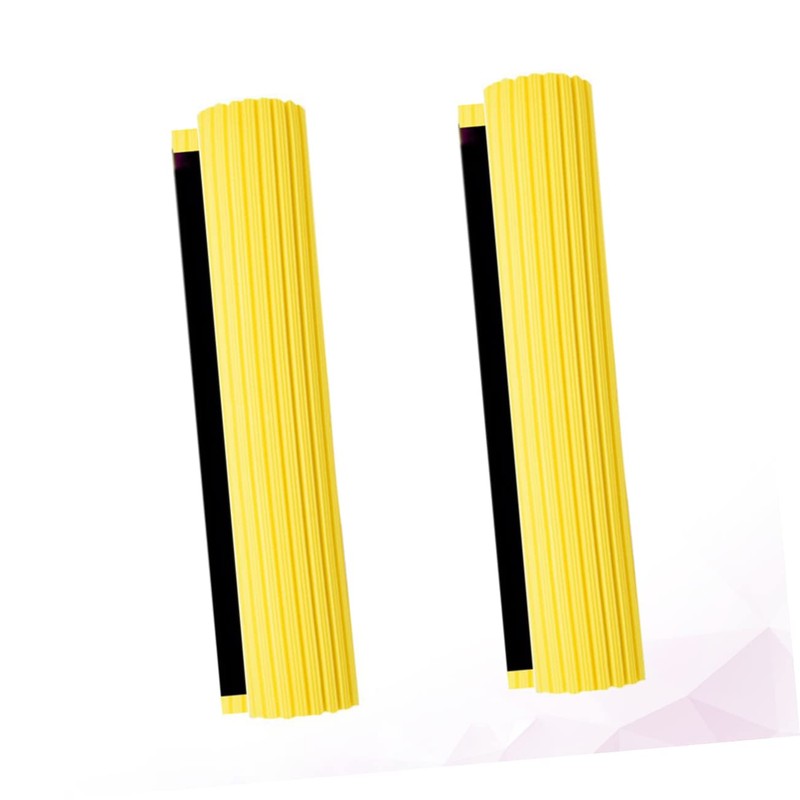 IWOWHERO 2pcs Sponge Mop Head Mop Automatic Wipes Roller Mop