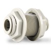 DMFIT Bulkhead Union 1/2" OD Acetal 5 Pack