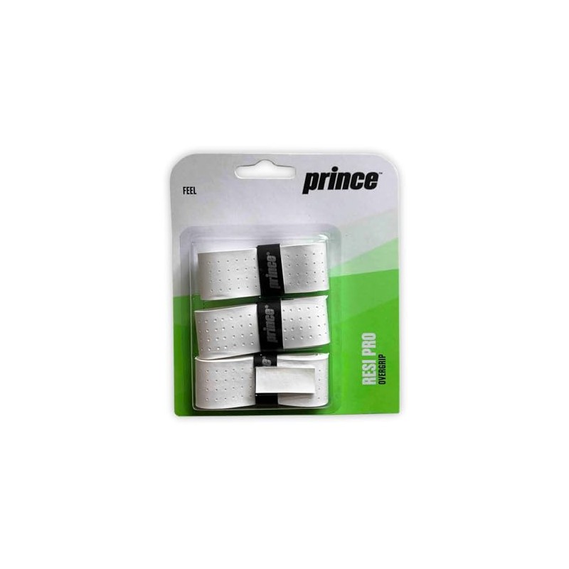 Prince Overgrip Resi Pro 3er, Weiß, 0086150148800000
