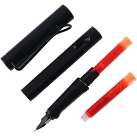 10 Pcs Fountain Pen Refills Pen Cartridge,Fountain Pen Ink Cartridges Refill for 2.6mm Bore Diameter Calligraphy Pen,Pens and Refills (Black)