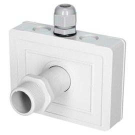 HTS e-com CBE Cable Enclosure KT5 + 1x PG11 Screw Connection Waterproof Expandable IP68 Roof Feed-Through for Caravans, Boats and Campers for Solar & Satellite Systems, up to 3 Cables