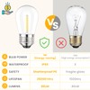 Svater S14 Led Replacement Light Bulbs, 1W Shatterproof Globe Plastic