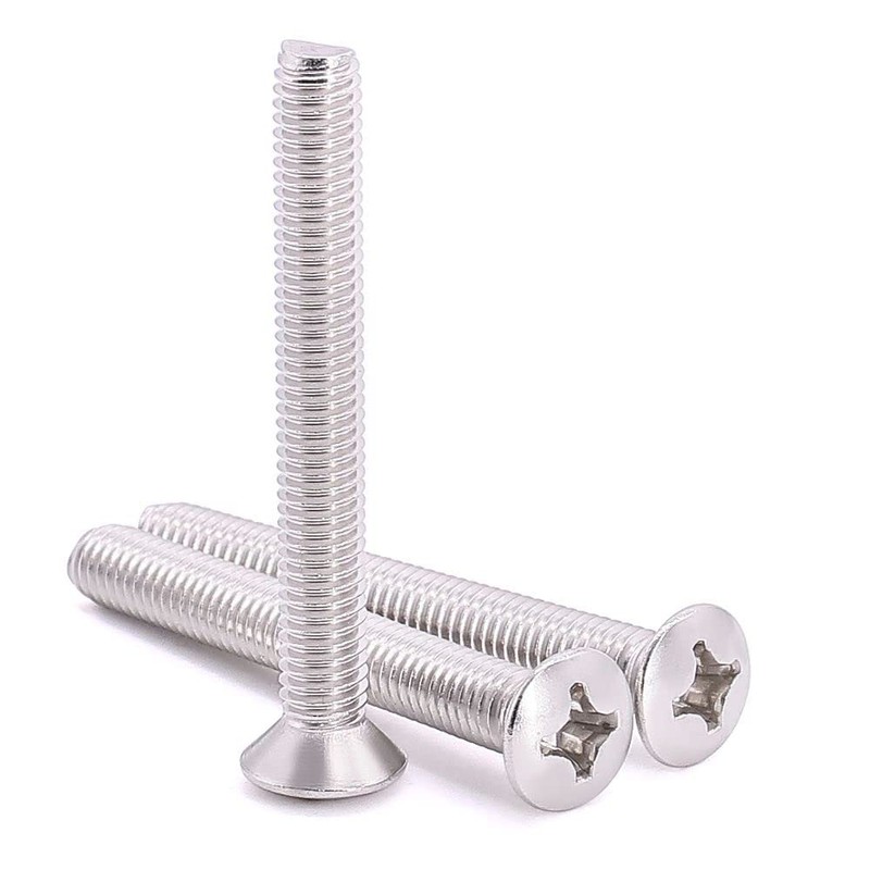 M5-0.8 x 45mm (30 pcs) Oval Head Phillps Drive Machine
