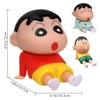 クレヨンしんちゃん フィギュア 携帯電話ホルダー スマホスタンド 卓上 スマホスタンド 車の装飾品 置物 滑り止め 飾り物