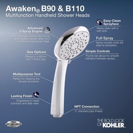 AWAKEN® B110 MULTIFUNCTION HANDSHOWER