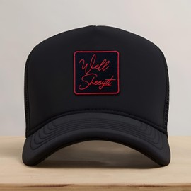 Well Sheeyit Patch 3 Inches Trendy Western Cowgirl Cowboy Funny Saying Quote Iron On/Sew On Embroidery Fabric Applique Patches for Trucker Hats Clothes Backpack DIY Accessories Friends Mom Gifts