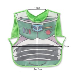 FEIFEI'S BOW Baby Kid Bibs Waterproof Sleeveless Mickey Princess Car Infant Toddler Weaning Unisex Feeding Bibs Apron 6 Months to 3 Years Old (MR Q)