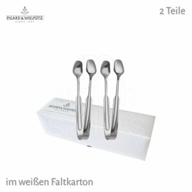 2 x Sugar Tongs from the Ventura 6108 Series by Picard & Wielpütz Individually in White Folding Box