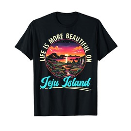 Jeju Island South Korea Country Travel Vacation Korean T-Shirt