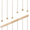 Love-Kankei Wooden Collage Picture Frame with 30 Small Wooden Clips