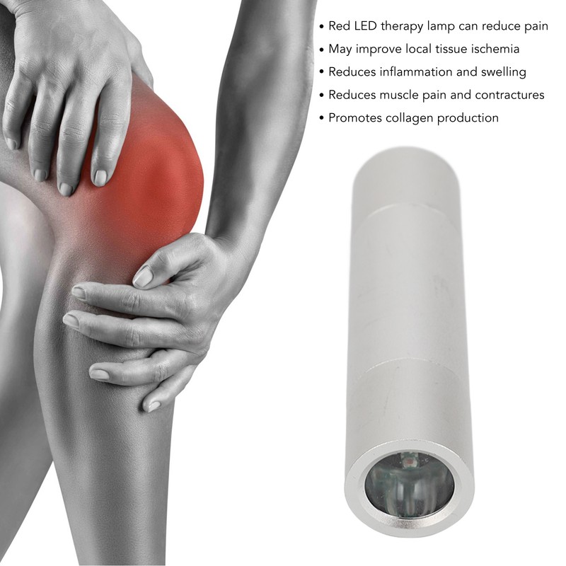 Red Blue LED Therapy Torch Reduce Pain Portable 475nm 620nm