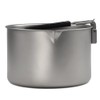 [通拓商品]2000ml / 2800ml Camping Titanium Pot with Foldable Handle Outdoor