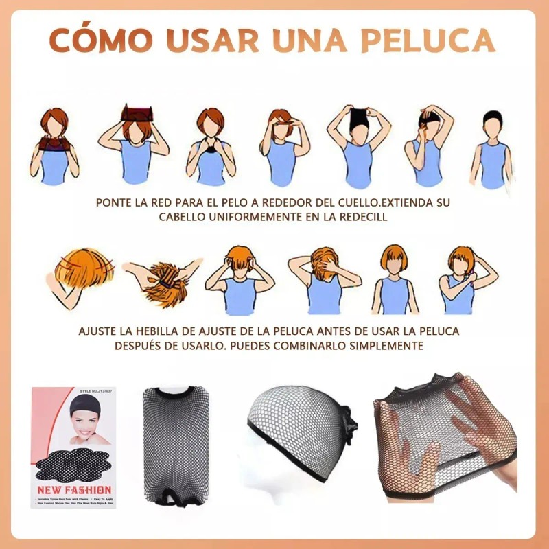 Peluca Larga Cabello Para Hombre 80 Disfraces Party Natural
