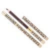 SOLUSTRE 2pcs Pencil with Brow Brush Long-Lasting Deeply Pigmented Leopard
