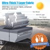 Pop up Camper Cover 8'-10' Tent Trailer Cover 7 Layers