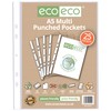 eco-eco A5 100% Recycled Bag 25 Multi Punched Pockets