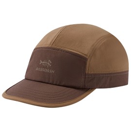 BASSDASH Ultralight UPF 50+ Soft Baseball Caps Unstructured Quick Dry Folding Hat Adjustable for Men Woman Outdoor Activities, Dark Brown/Light Brown, One Size