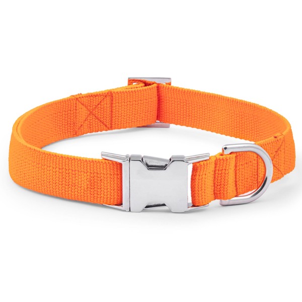 Indestructible Dog Collar, Fully Customizable Fit, Waterproof Nylon, Odor-Resistant, Metal