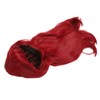 Red Long Straight Wigs with Bang Synthetic Heat Resistant Breathable