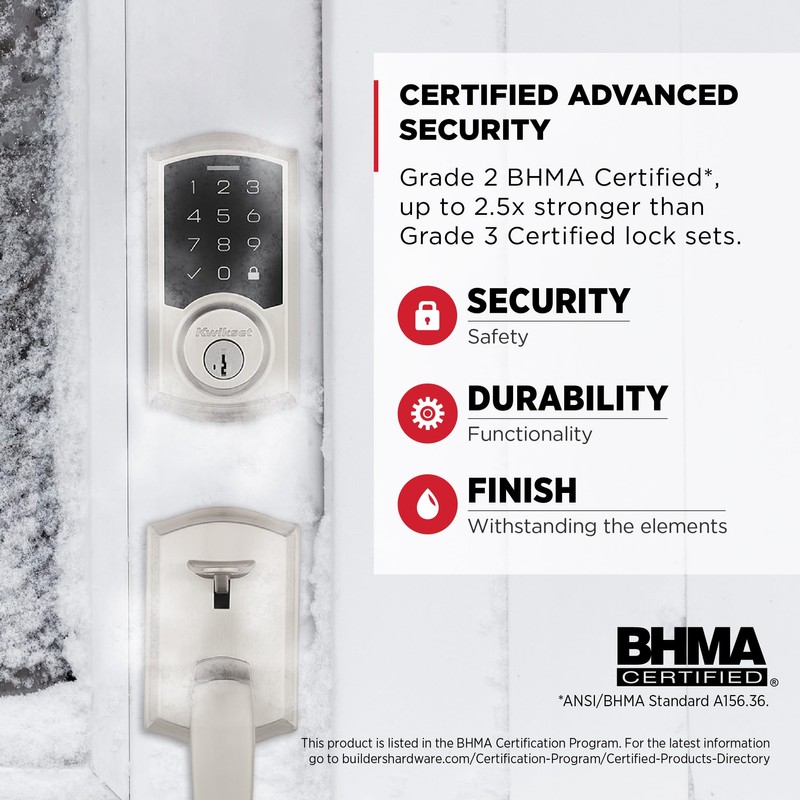 Kwikset SmartCode 270 Keyless Entry Electronic Touchpad Deadbolt Door Lock