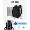 LIGHT FLIGHT Travel Backpack for Women, 15.6 Inch Anti Theft