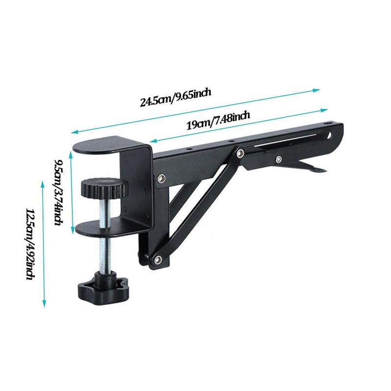 Niciksty Desk Extender Clamp for DIY Custom Wooden Desk Extender