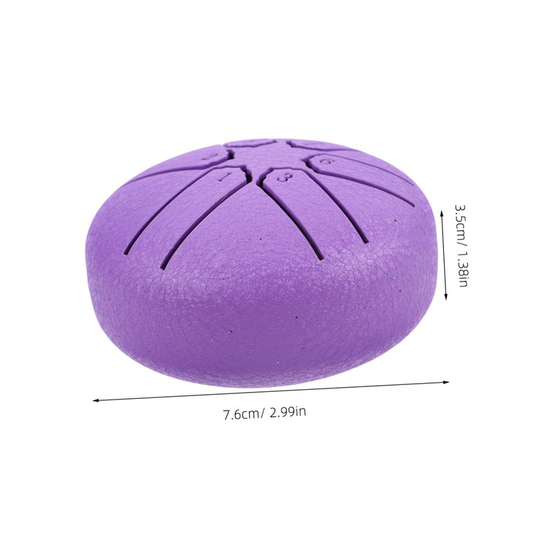 SUPVOX 1 Set Mini Tongue Drum for Adults Note Purple