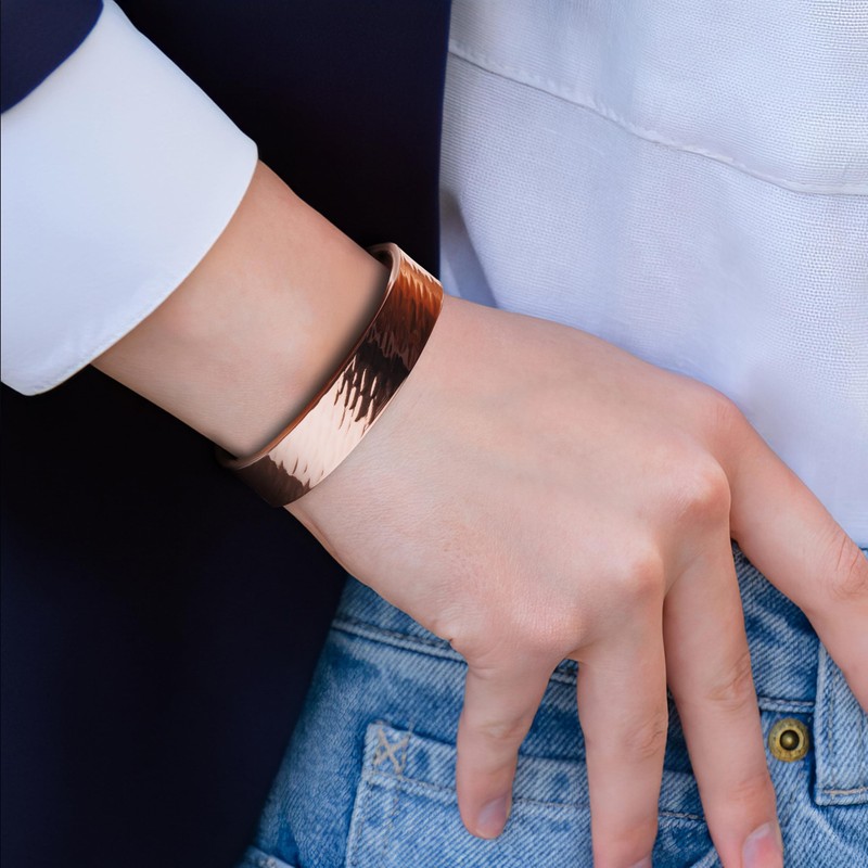 DEMMEX Premium 3mm Thickest Pure Turkish Copper Bracelet - Uncoated,