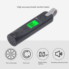 Alcohol Tester Breathalyzer, Wireless Portable Drunk Analyzer DC 5C, Drunk Analyzer with LCD Screen, Breathalyzers for Alcohol, Alcohol Breathalyzer Tester, Breath Alcohol Tester