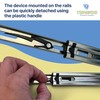 Rackmount Sliding Rails - Kit for 2U-8U Chassis (Adjustable 26"