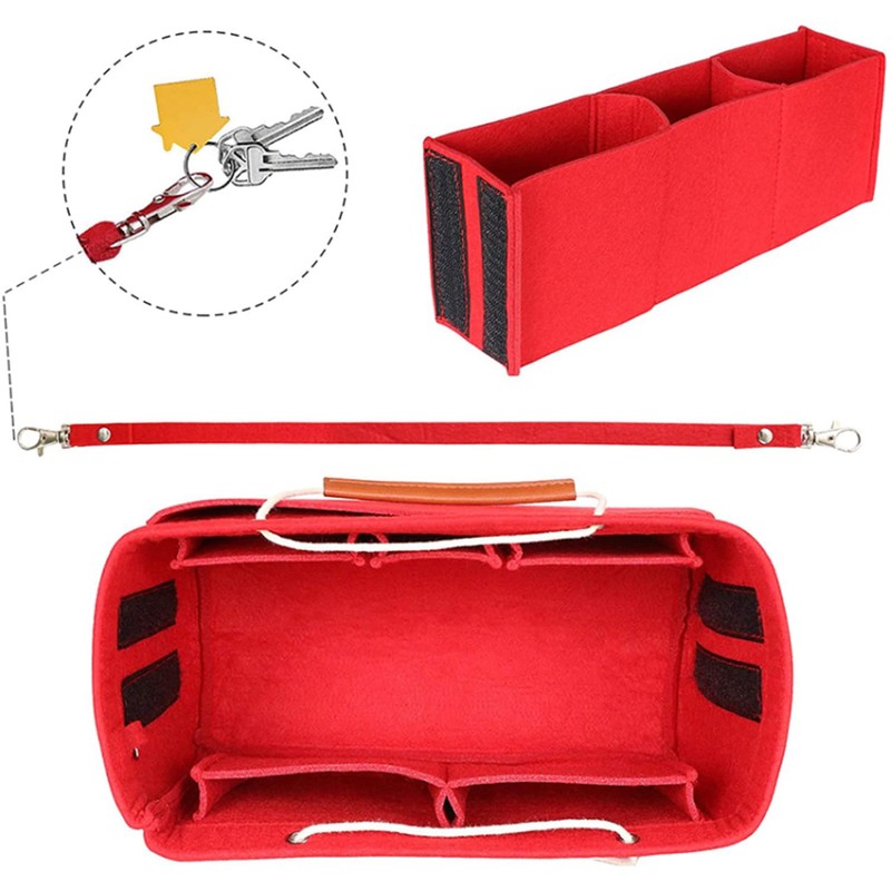 D.DUO Tote Organizer Insert, Purse Insert for Handbags, Tote Bag