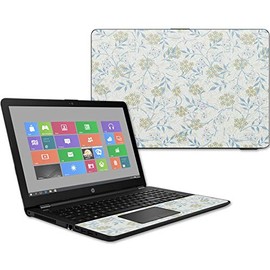 MightySkins Skin Compatible with HP 15t Laptop 15.6" (2017) - Jasmine | Protective, Durable, and Unique Vinyl Decal wrap Cover | Easy to Apply, Remove, and Change Styles | Made in The USA
