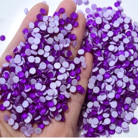 Blinginbox SS10 Dk.Amethyst neon hotfix Rhinestones for Clothes Crafts Decoration Diamond Paintings Photo Frames Bags Greeting Cards Glasses Keychains Hats Nails face eyesmakeup Body Art 1440pcs