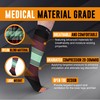 Doc Miller Open Toe Compression Socks, 15-20mmHg, Toeless Socks, Support